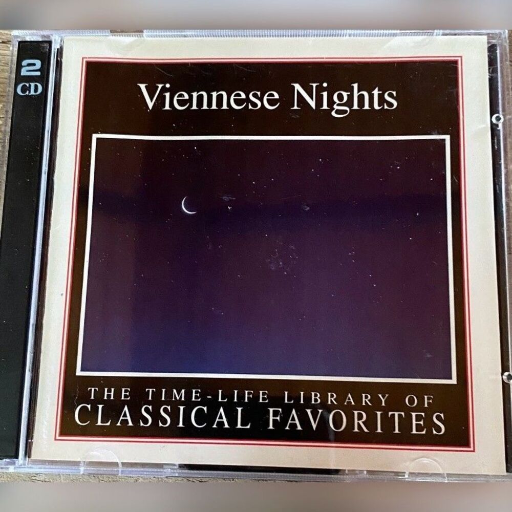 Vintage Viennese Nights 2 CD Set Time Life Classical Mozart Strauss 1994 Favorit